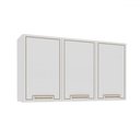 Ver imagem 1 de Armário Aéreo Cozinha 120 Cm Amara 3 Portas Branco - Politorno