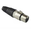Ver imagem 2 de Plug Canon Xlr Fêmea Prime Preto - Emb 10pçs Tebera
