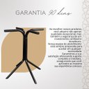 Ver imagem 3 de Base de Mesa Redonda Quadrada Apoio Vidro Granito Mármore Luna Desmontável