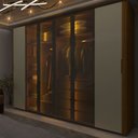 Ver imagem 4 de Guarda Roupa Casal Reflecta Led Innova Naturale Off White - Gelius