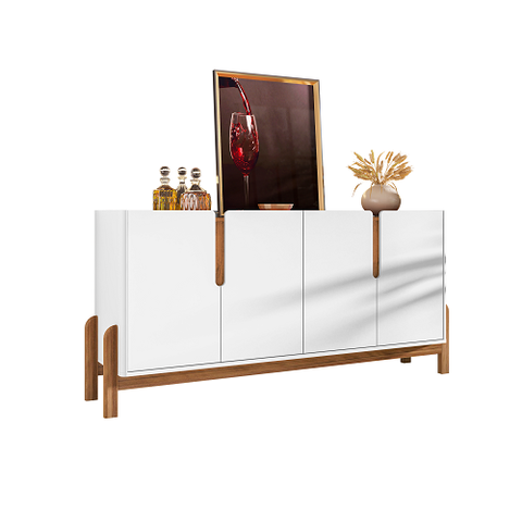 Buffet Lizz 1.70 Branco/cedro - Casa D Móveis
