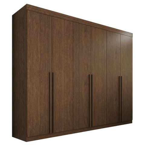 Guarda-Roupa 6 Portas 8 Gavetas MDF Dubai – Mais Móveis - New Canion