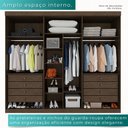 Ver imagem 4 de Guarda-Roupa 6 Portas 8 Gavetas MDF Dubai – Mais Móveis - New Canion