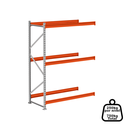 Ver imagem 2 de Mini Porta Pallet Continuação 250kg com 3 Longarinas 2,00 X 1,20 X 0,60 sem Bandeja - Ultra Móveis
