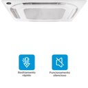 Ver mais imagens de Ar Condicionado Split Cassete Inverter Midea 24000 Btu/h Frio Monofásico 38tvcd24515mm – 220 Volts