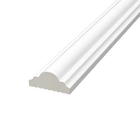 Boiserie de Poliestireno Montblanc Branco 4x1,8x240cm
