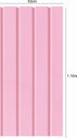 Ver imagem 2 de Adesivo de Parede Ripa Ripado Rosa Cerca de Madeira