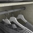 Ver imagem 4 de Guarda Roupa Solteiro Caju 4 Portas e 3 Gavetas Jequitibá Brilho - Móveis Henn