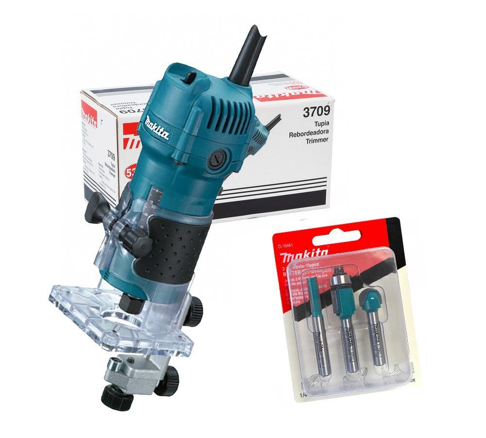 Tupia Manual 6mm 3709 Makita 530w + Acessórios 110v