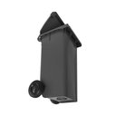 Ver imagem 4 de Lixeira 120 Litros Roda de 200mm - Lar Plásticos - Cinza