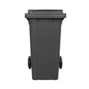 Ver imagem 1 de Lixeira 120 Litros Roda de 200mm - Lar Plásticos - Cinza