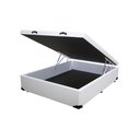 Ver imagem 2 de Cama Box Baú Casal NK Camas Sintético Branco 41x138x188