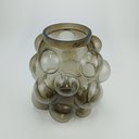 Ver imagem 4 de Vaso Conka Decorativo Cachepô Enfeite  25x24x24cm Vidro Âmbar