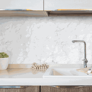 Papel de Parede Marmorizado Cinza Autocolante Áreas Molhadas