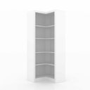 Ver imagem 4 de Escritório com Mesa para Computador e Armário Canto Branco - Fdecor