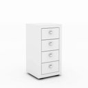 Ver imagem 5 de Escritório com Mesa para Computador e Armário Canto Branco - Fdecor