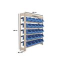 Ver imagem 2 de Estante Gaveteiro Organizador para Ferramentas com Estrutura em Aço 25 Gavetas Plásticas Nº 3 Presto