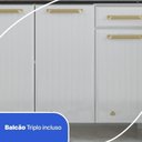 Ver imagem 5 de Cozinha Completa de Aço 4 Peças Armário para Forno/Micro e Balcão Multimóveis CR20371