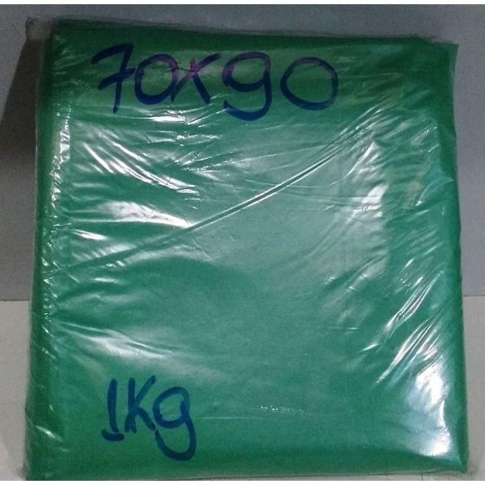 Sacola Reciclada 70 X 90 Verde Pacote com 1 Kg 20 Unidades - 3