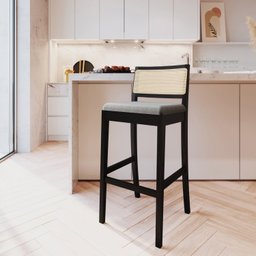 Conjunto Mesa Bistrô com 2 Banquetas Tiê CabeCasa MadeiraMadeira - 8