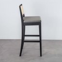 Ver imagem 5 de Conjunto Mesa Bistrô com 2 Banquetas Tiê CabeCasa MadeiraOriginals Preto/Cinza