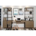 Ver imagem 1 de Conjunto Home Office 4 Peças 1 Escrivaninha e 3 Estantes Steel Quadra Industrial Artesano