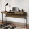 Conjunto Home Office 4 Peças 1 Escrivaninha e 3 Estantes Steel Quadra Industrial Artesano - 4