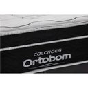 Ver imagem 7 de Cama Box Queen: Colchão Molas Superpocket Ensacadas Ortobom Elegant + Base Crc Suede Black (158x198