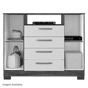 Ver imagem 4 de Cômoda Mirassol 4 Gavetas 2 Portas Malbec - Incorplac