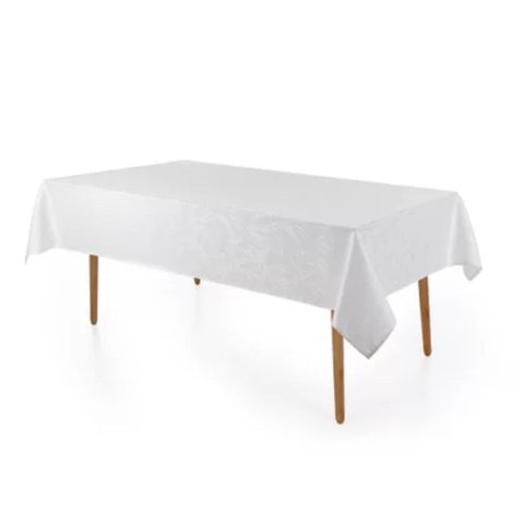 Toalha de Mesa Retangular 8 Cadeiras 1,60m X 2,70m Sempre Limpa Karsten:urban Branco