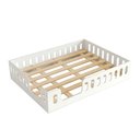 Ver imagem 4 de Kit Cama Casal Montessoriana Penelope com Colchão no Piso Proteção Lateral Decor Moderna - Branco