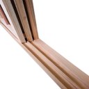 Ver imagem 6 de Porta Balcão de Correr de Madeira Padrão Cedro Purgato Reto Bat.14 Cm- 2.15(a) X 1.30(l)