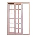 Ver imagem 3 de Porta Balcão de Correr de Madeira Padrão Cedro Purgato Reto Bat.14 Cm- 2.15(a) X 1.30(l)