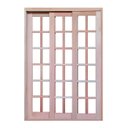 Ver imagem 4 de Porta Balcão de Correr de Madeira Padrão Cedro Purgato Reto Bat.14 Cm- 2.15(a) X 1.30(l)