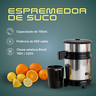 Espremedor Suco Laranja Limão Estrator Industrial 500w Bivolt Copo de 700ml 1 Peneira e 2 Carambolas - 3