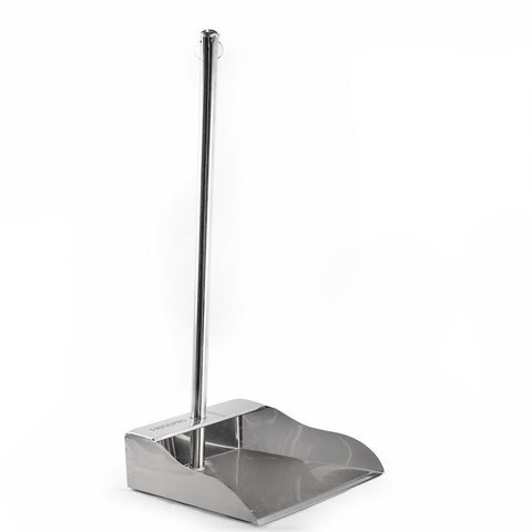 Kit 3 Pás para Lixo Inox Cabo Longo Coletora 67x25m Frigopro