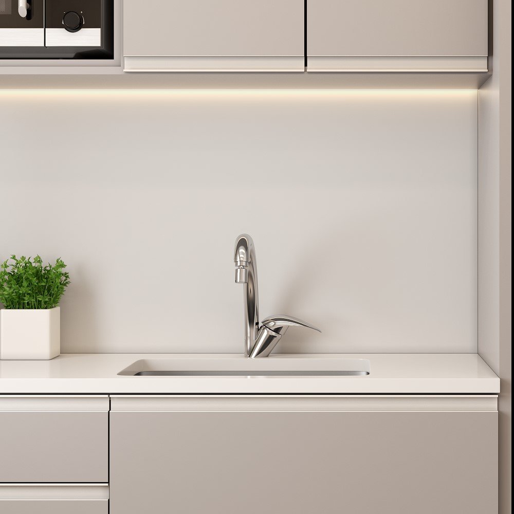 Monocomando Balcão Para Cozinha 7001 C 55 AA BL Meber Metais - 2