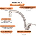 Ver imagem 5 de Monocomando Balcão Para Cozinha 7001 C 55 AA BL Meber Metais