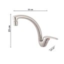 Ver imagem 3 de Monocomando Balcão Para Cozinha 7001 C 55 AA BL Meber Metais