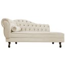 Ver imagem 2 de Diva Recamier Diana 160cm Lado Direito Suede - ADJ Decor - Bege