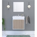 Ver imagem 2 de Kit Gabinete Banheiro Armario Cuba Pia com Espelheira - Veneto