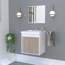 Ver imagem 1 de Kit Gabinete Banheiro Armario Cuba Pia com Espelheira - Veneto