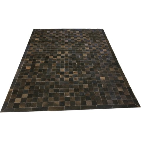 Tapete de Couro Marrom Café 1,70x2,20 com Bordas