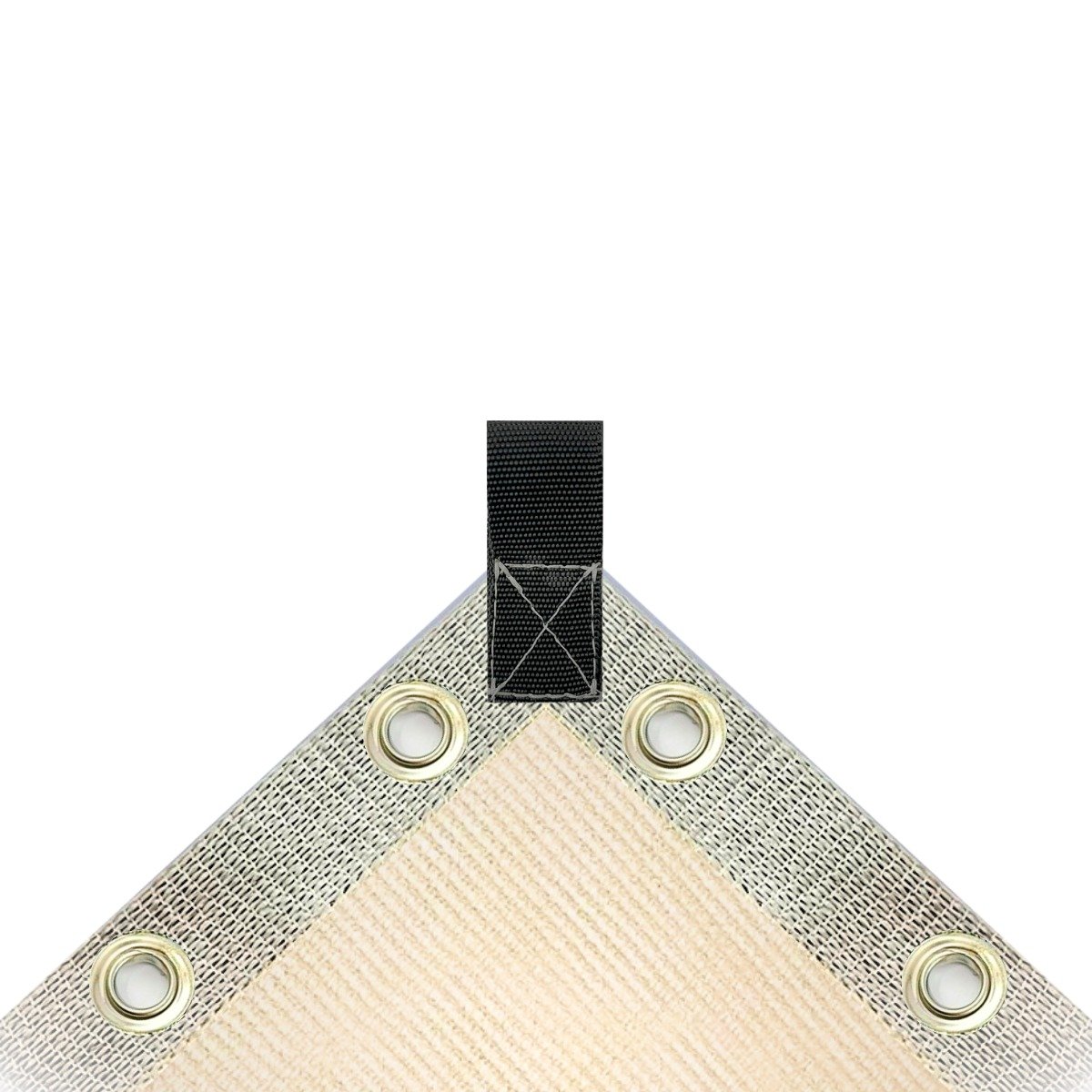 Sombrite 80% Permeavel Bege 6x1 Bainha e Ilhós - 1