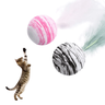 Brinquedo com penas interativos para gatos - 2
