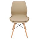 Ver imagem 3 de Cadeira Charles Eames Eiffel Rubi Sili Eiffel - Bege