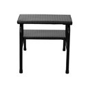 Ver imagem 2 de Escadinha Multiuso 2 Degraus Piso em MDF Com Emborrachado Antiderrapante Cor Preta Combo Stock Escad