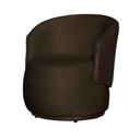 Ver imagem 2 de Kit 2 Poltronas para Recepção Escritório e Clínica - Veludo - Sv Decor:marrom