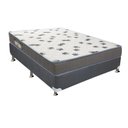 Ver imagem 1 de Cama Box Casal: Colchão Espuma D33 Ortobom Light + Base Crc Suede Gray(138x188)