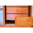 Ver mais imagens de Guarda Roupa 2 Portas 2PORTAS 2ESP 3GAV Mali Europa Peroba